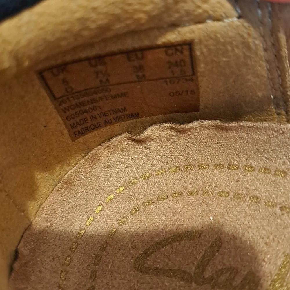 NWT Clarks Womens Artisan Blue Suede Ballet 1.25